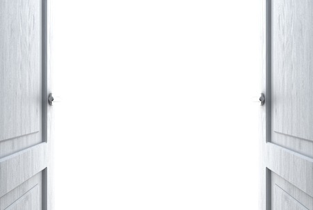 Open White Door Open White Door