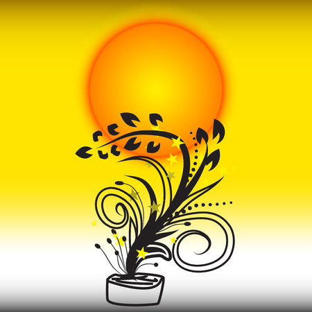 Sun flower: Blume Sonne