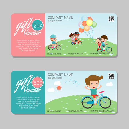 伝票 商品券 ギフト券テンプレート かわいいギフト券証明書クーポン デザイン テンプレート クーポン テンプレート ベクトル図のイラスト素材 ベクタ Image 伝票 商品券 ギフト券テンプレート かわいいギフト券証明書クーポン デザイン テンプレート クーポン テンプレート ベクトル図のイラスト素材 ベクタ Image