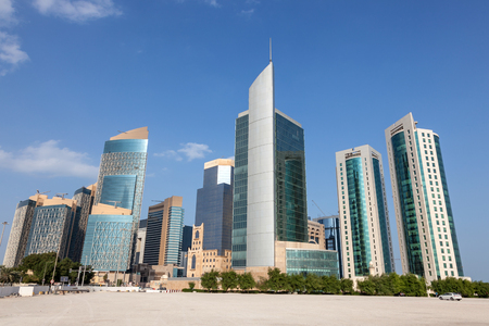 ドーハのダウンタウン西湾の街並み カタール 中東 の写真素材 画像素材 Image ドーハのダウンタウン西湾の街並み カタール 中東 の写真素材 画像素材 Image