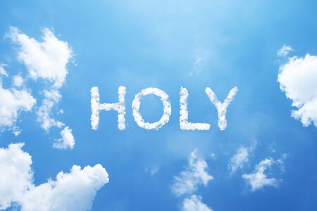 青い空に大文字の 神聖な として雲の単語 の写真素材 画像素材 Image 青い空に大文字の 神聖な として雲の単語 の写真素材 画像素材 Image