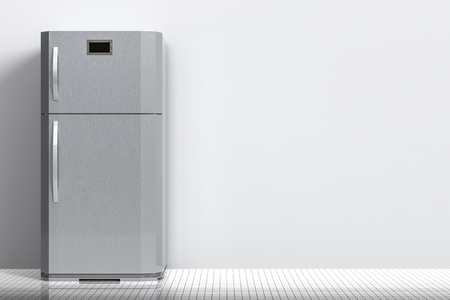 Retro Kühlschrank Grau : 3d rendering grau neuen kühlschrank isoliert auf weiß lizenzfreie Retro Kühlschrank Grau : 3d rendering grau neuen kühlschrank isoliert auf weiß lizenzfreie