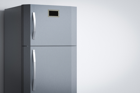 Retro Kühlschrank Grau : 3d rendering grau neuen kühlschrank isoliert auf weiß lizenzfreie Retro Kühlschrank Grau : 3d rendering grau neuen kühlschrank isoliert auf weiß lizenzfreie