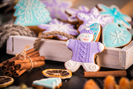gingerbread christmas cookies snowflakes an gingerman knitted 2019 christmas cookies