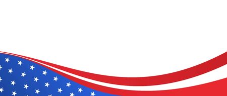 American national holiday. us flags with american stars, stripes and national colors. president's day. 4th july. veterans day. memorial day.