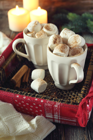 christmas marshmallows in two cups and burning candles toned image stock photo 66003323 - Christmas Marshmallows christmas marshmallows in two cups and burning candles toned image stock photo 66003323 - Christmas Marshmallows