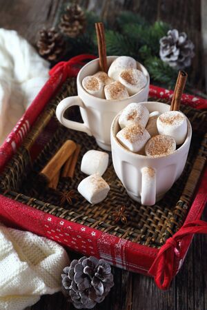 christmas marshmallows in two cups and holiday decorations stock photo 68867777 - Christmas Marshmallows christmas marshmallows in two cups and holiday decorations stock photo 68867777 - Christmas Marshmallows
