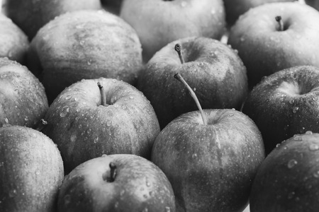 Apples Black And White Stock Photos and Images - 123RF