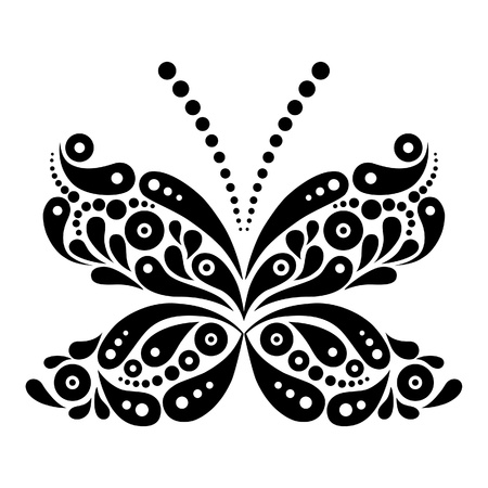 set of beautiful black and white butterfly tattoo royalty free set of beautiful black and white butterfly tattoo royalty free