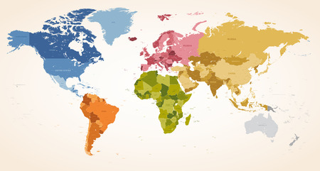 high quality world map