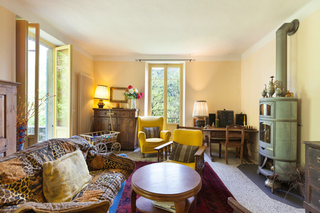 Living room stock photos & pictures. royalty free living room ... Retro living rooms woonkamer