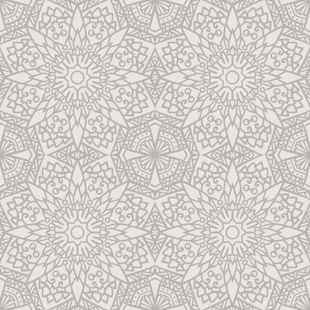 抽象的な花柄シームレス パターン 複雑なマンダラの装飾レトロからスタイルのすべての種類 が含まれています 素晴らしい壁紙 背景 包装紙 表面テクスチャです のイラスト素材 ベクタ Image