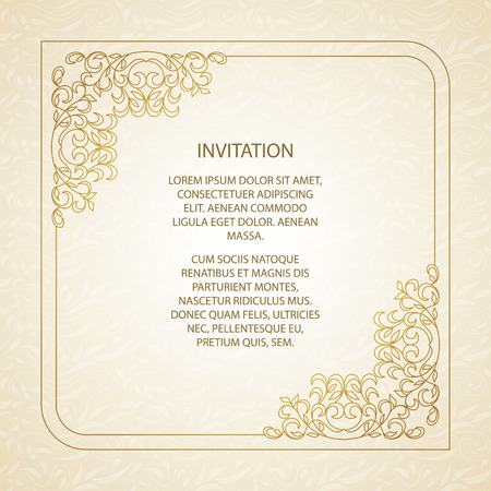 Art Vintage Traditionnel Islam Arabe Indien Elements Carte De Voeux Retro Decoratif Vectoriel Ou Design D Invitation Clip Art Libres De Droits Vecteurs Et Illustration Image