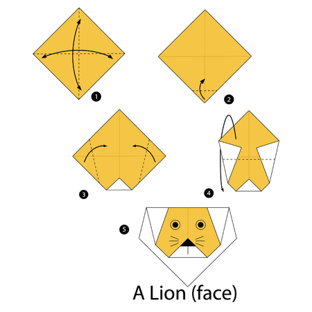 Schritt Für Schritt Anleitung Wie Man Origami Schwein Zu