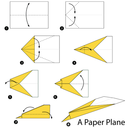 Step By Step Instructions How To Make Origami A Plane