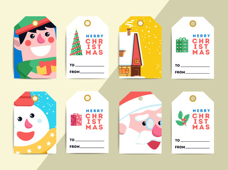 santa gift tags template