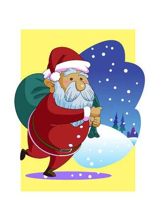 Christmas Santa Claus Wallpaper Cartoon Vector Stock Vector 47740149 Christmas Santa Claus Wallpaper Cartoon Vector Stock Vector 47740149