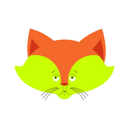 キツネ病吐き気絵文字 動物の顔吐き気 ベクトルイラスト のイラスト素材 ベクタ Image 92683811