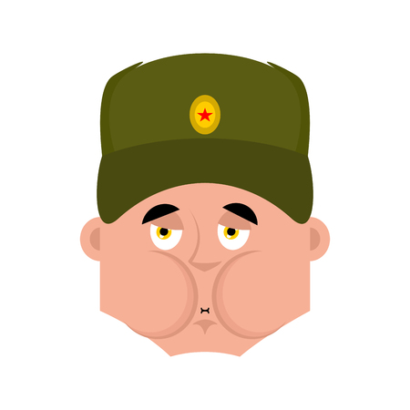 キツネ病吐き気絵文字 動物の顔吐き気 ベクトルイラスト のイラスト素材 ベクタ Image