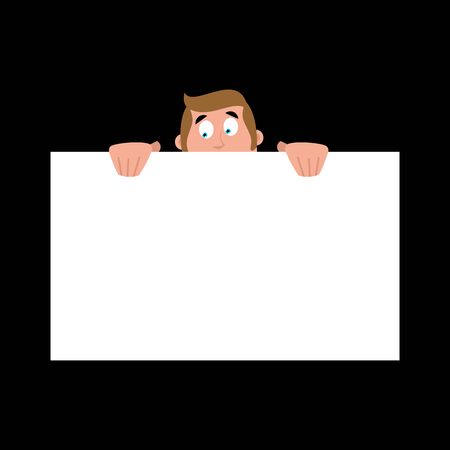 ガイ隠し外を見る 人間は隠れている ベクトルのイラスト のイラスト素材 ベクタ Image ガイ隠し外を見る 人間は隠れている ベクトルのイラスト のイラスト素材 ベクタ Image