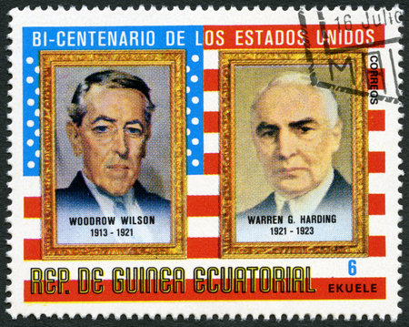 アメリカ合衆国 大正 12 年頃 ヴィンテージ米国切手ウォレン ハーディング 大正 12 年頃米国の 第九大統領を記念します の写真素材 画像素材 Image
