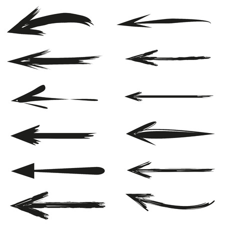 Arrow Sketch Illustration. Royalty Free SVG, Cliparts, Vectors ...
