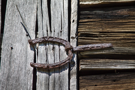 Antique Horseshoe Used As Barn Door Hinge Stock Photo, Picture And antique horseshoe used as barn door hinge Stock Photo - 90864915 - Antique Horseshoe Used As Barn Door Hinge Stock Photo, Picture And