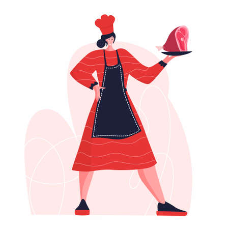715 Butcher Woman Stock Vector Illustration and Royalty Free Butcher Woman  Clipart