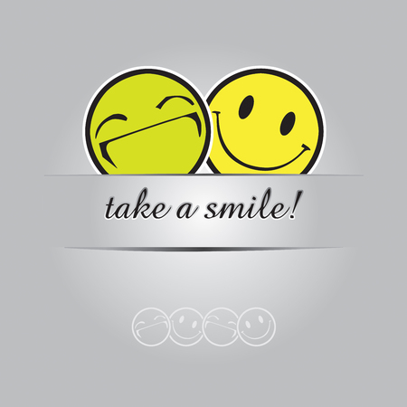smiles for all funny greeting card in vector format royalty free smiles format