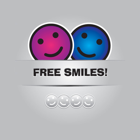 free smiles funny greeting card in vector format royalty free smiles format