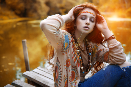 Beautiful Hippie Girl Posing Outdoor Contemporary Bohemian Style Stock Photo Picture And Royalty Free Image Image Beautiful Hippie Girl Posing Outdoor Contemporary Bohemian Style Stock Photo Picture And Royalty Free Image Image