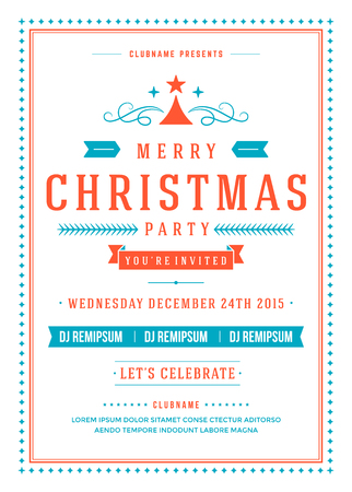 work christmas party flyer