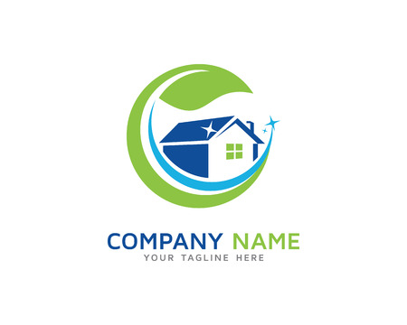 home cleaning service logo royalty free cliparts vectors and stock names for a cleaning service