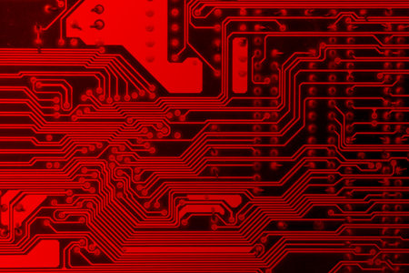 red circuit board electronic for background texture stock photo red circuit background