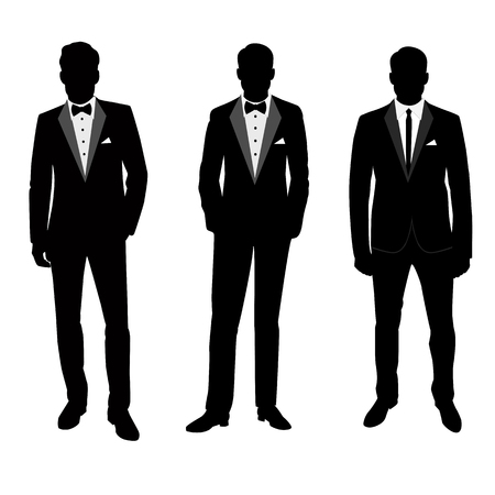 Traje Y Esmoquin Para Hombre De La Boda Coleccion El Novio Ejemplo Del Vector Ilustraciones Vectoriales Clip Art Vectorizado Libre De Derechos Image 84563647