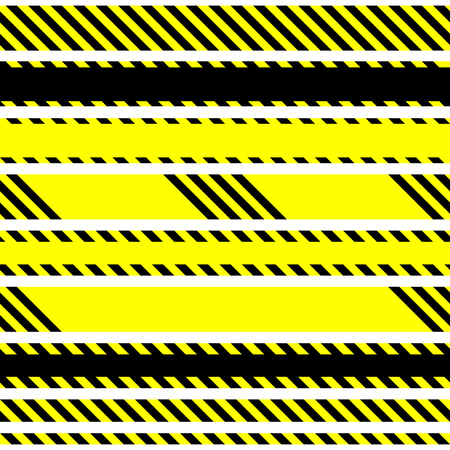 black and yellow stripes border