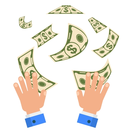 お金の概念の無駄 黒い手から飛んでドル札 お金破産 廃棄物の不注意な廃棄物の概念 フラット ベクトル漫画お金のイラスト オブジェクトを白い背景に分離します のイラスト素材 ベクタ Image お金の概念の無駄 黒い手から飛んでドル札 お金破産 廃棄物の不注意な廃棄物の概念 フラット ベクトル漫画お金のイラスト オブジェクトを白い背景に分離します のイラスト素材 ベクタ Image