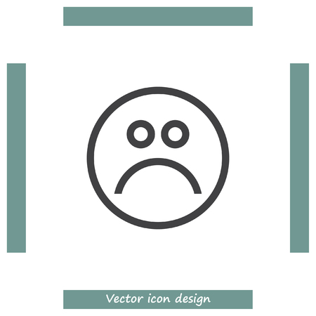 悲しい顔記号は行ベクトルのアイコンです 絵文字記号 悲しみのシンボルのイラスト素材 ベクタ Image 悲しい顔記号は行ベクトルのアイコンです 絵文字記号 悲しみのシンボルのイラスト素材 ベクタ Image