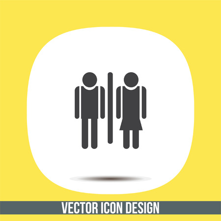 man and woman toilet vector icon restroom sign water closet