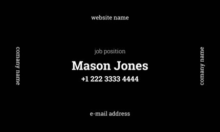 business card standard size
