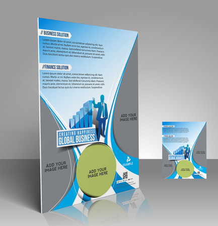 business flyer poster template design royalty free cliparts what to add to business flyer