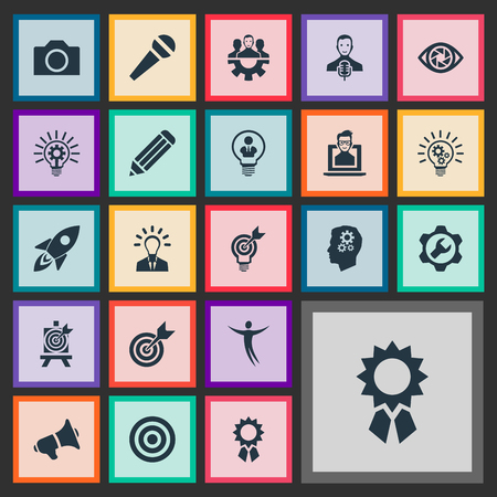 単純な視覚芸術のイラスト セットをベクター アイコン 要素拡声器 心的状態 性能および他の類義語のマイクと拡声器 のイラスト素材 ベクタ Image 単純な視覚芸術のイラスト セットをベクター アイコン 要素拡声器 心的状態 性能および他の類義語のマイクと拡声器 のイラスト素材 ベクタ Image