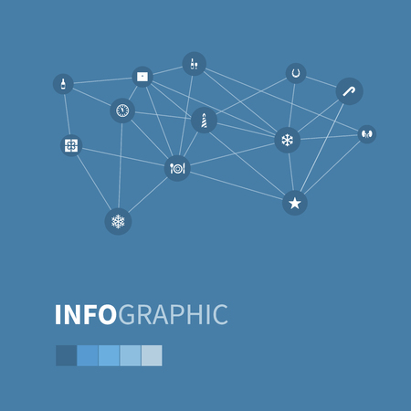 簡単なお祝いアイコンのベクター イラスト セット 他の同義語のコテージ ロープ バリア チャンピオン ロゼット要素更新更新し 星します のイラスト素材 ベクタ Image