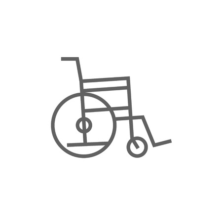 Icono De Sketch De Silla De Ruedas Para Web, Móvil E Icono De Sketch De Silla De Ruedas Para Web, Móvil E