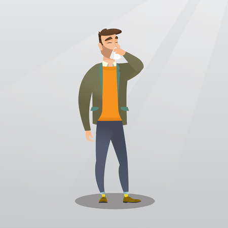 紙ナプキンに彼の鼻を吹く若い白人男 くしゃみ病気流行に敏感な人 アレルギーを持つ組織に彼の鼻を吹く体調不良男 ベクトル フラットなデザイン イラスト 正方形のレイアウト のイラスト素材 ベクタ Image 紙ナプキンに彼の鼻を吹く若い白人男 くしゃみ病気流行に敏感な人 アレルギーを持つ組織に彼の鼻を吹く体調不良男 ベクトル フラットなデザイン イラスト 正方形のレイアウト のイラスト素材 ベクタ Image