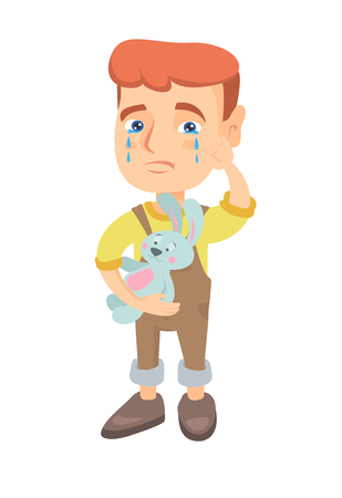 泣いて 涙をふき取りながら白人少年 少年は泣いているとグッズ ウサギを手で押し ベクター スケッチ漫画イラスト白背景に分離します のイラスト素材 ベクタ Image 泣いて 涙をふき取りながら白人少年 少年は泣いているとグッズ ウサギを手で押し ベクター スケッチ漫画イラスト白背景に分離します のイラスト素材 ベクタ Image