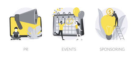 Website navigation bar abstract concept vector illustrations