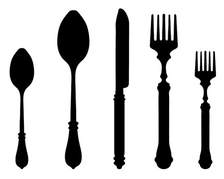 スプーン ナイフとフォークのベクトル イラスト デザインのイラスト素材 ベクタ Image スプーン ナイフとフォークのベクトル イラスト デザインのイラスト素材 ベクタ Image