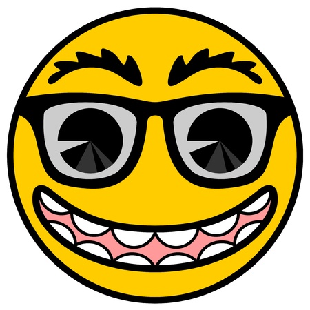 Happy face Vector Illustration