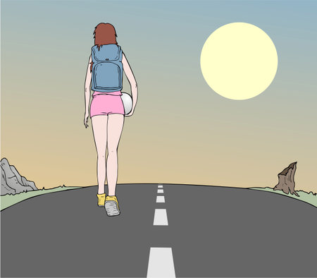 Woman walking